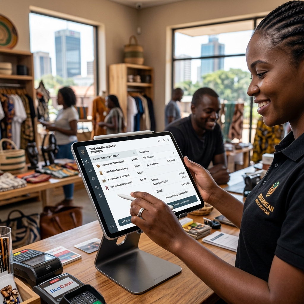 RJM point of sale workspace